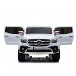 Elektrické autíčko Mercedes X-Class - LCD - nelakované - biele